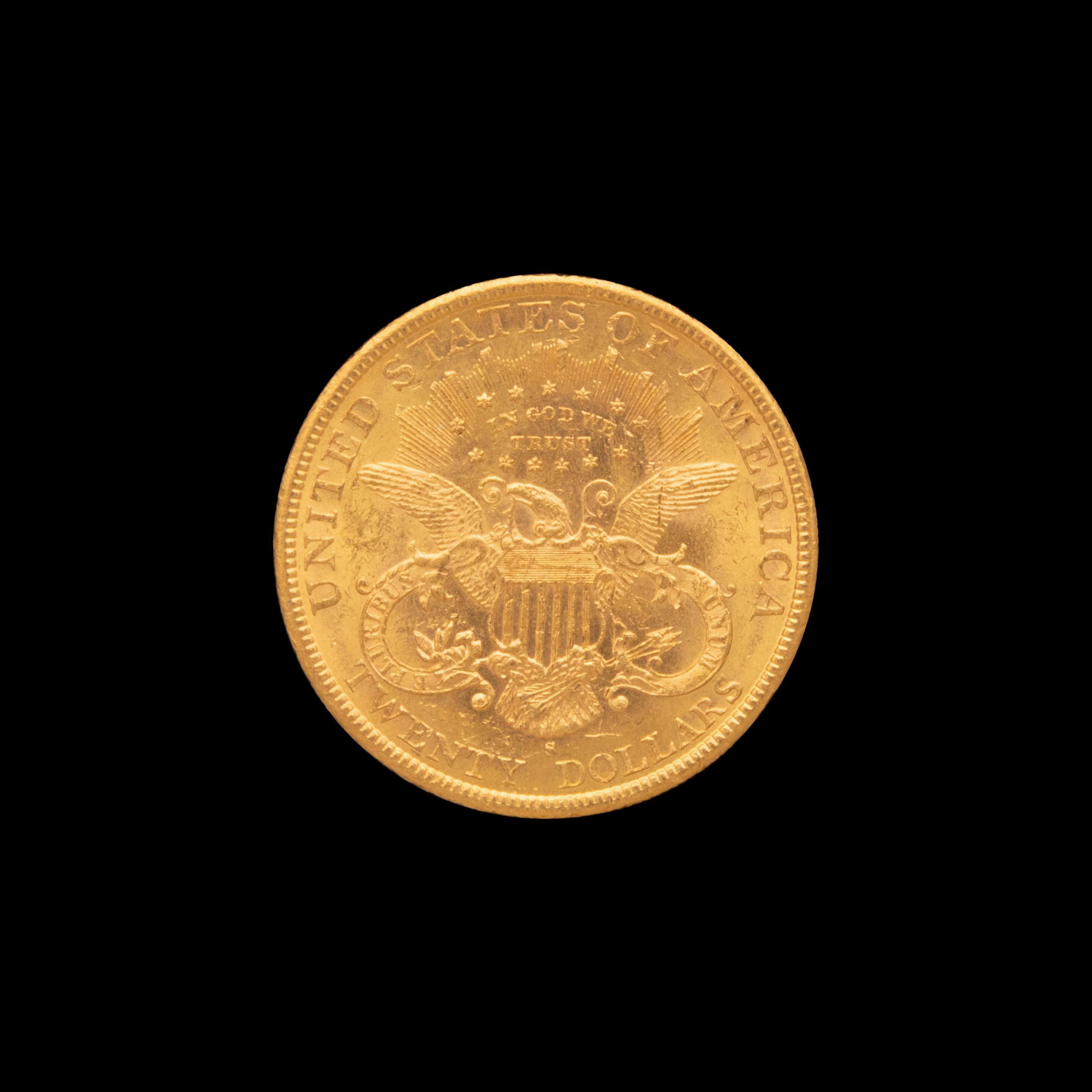 An 1896 Liberty Head $20 Gold Coin