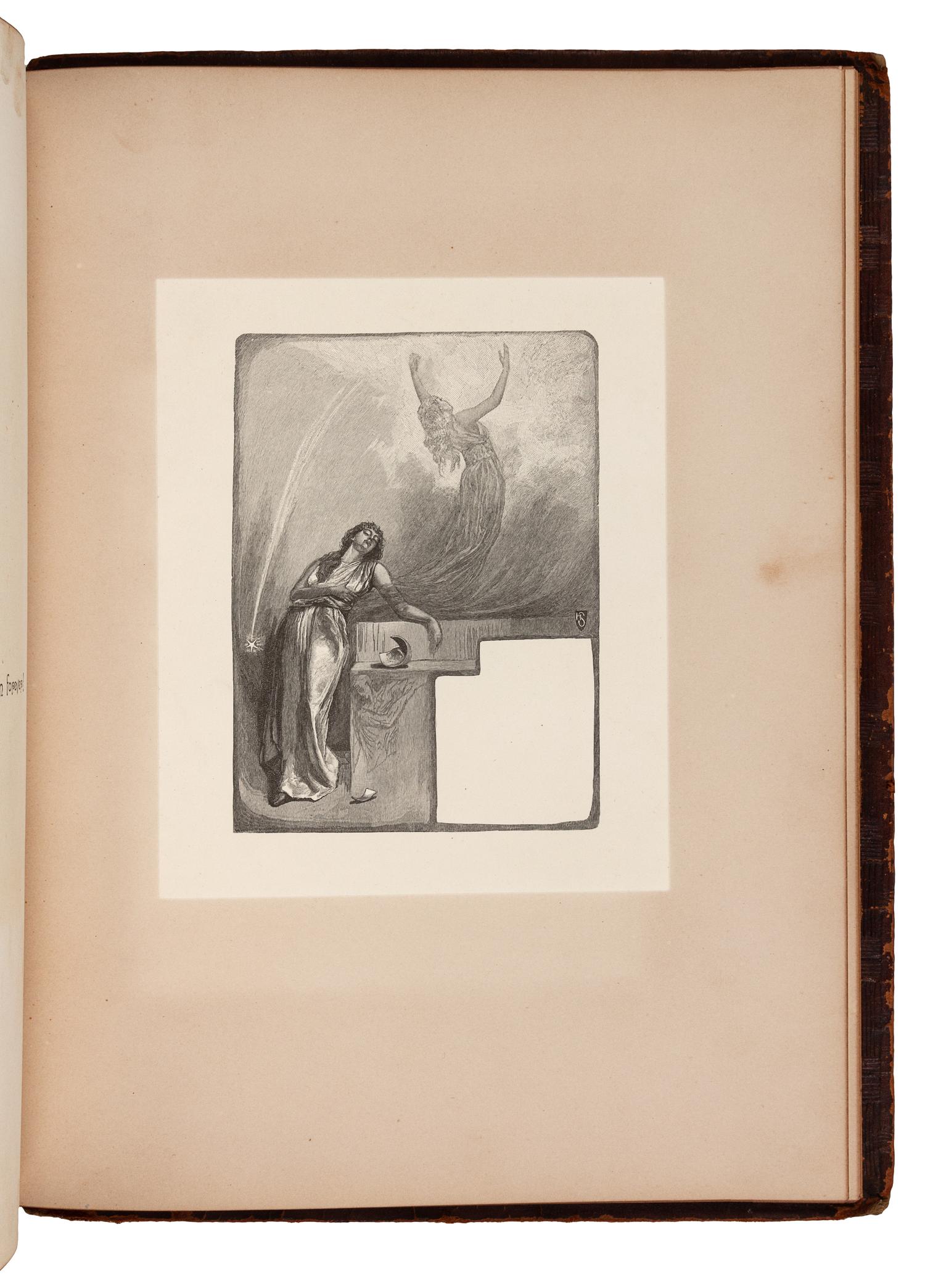 POE, Edgar Allan (1809-1849). Lenore. Boston: Estes and Lauriat, 1886.