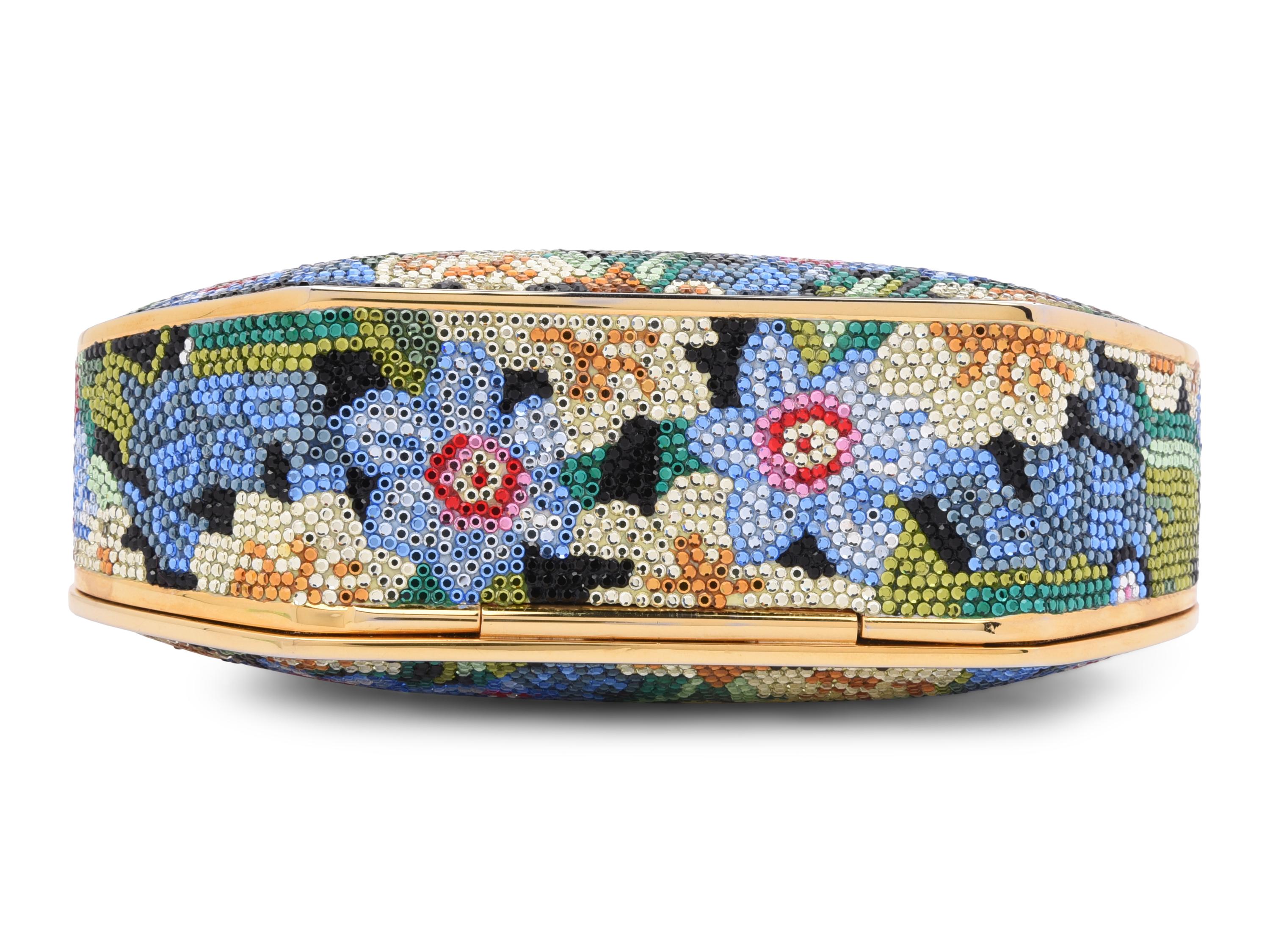 Judith Leiber Floral Motif Minaudière