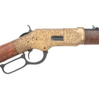 **Early Hand Engraved Navy Arms Model 1866 Yellowboy in .44 WCF