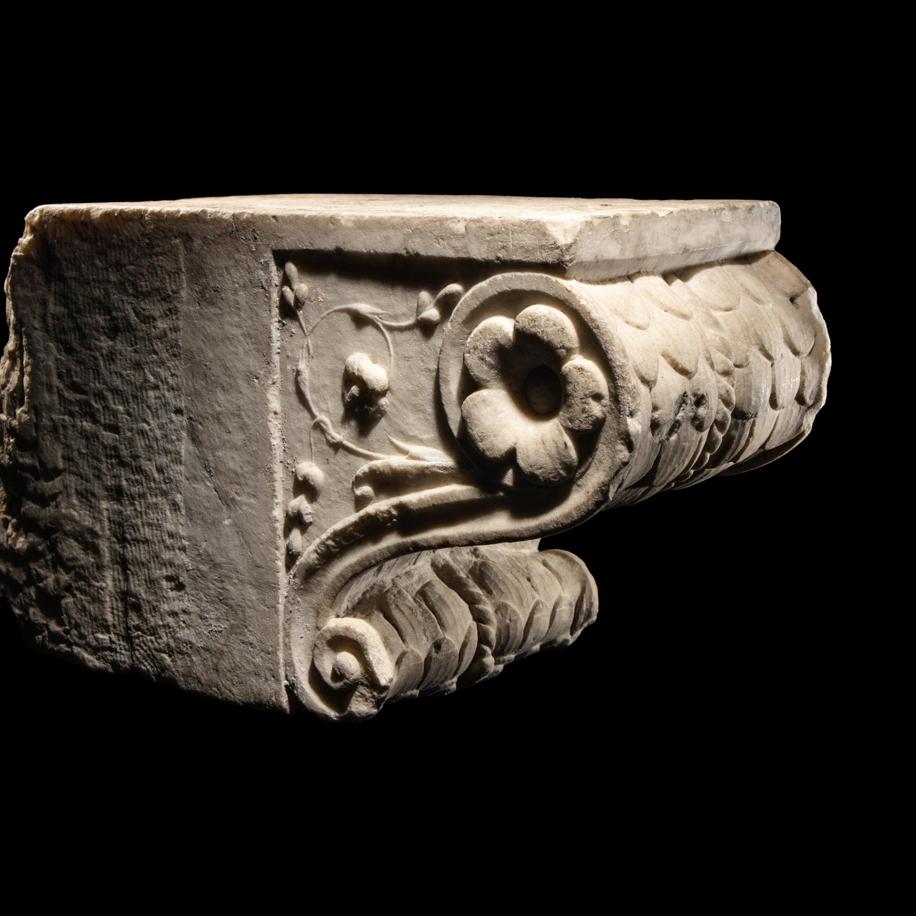 A Roman Marble Modillion