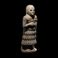 A Sumerian Gypsum Female Worshipper