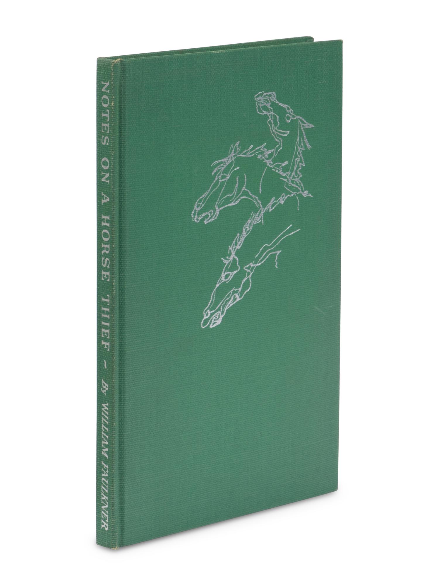 FAULKNER, William (1897-1962). Notes on a Horse Thief . Greenville, MS: The Levee Press, 1950.