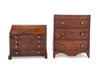 Two Diminutive English Furniture Models