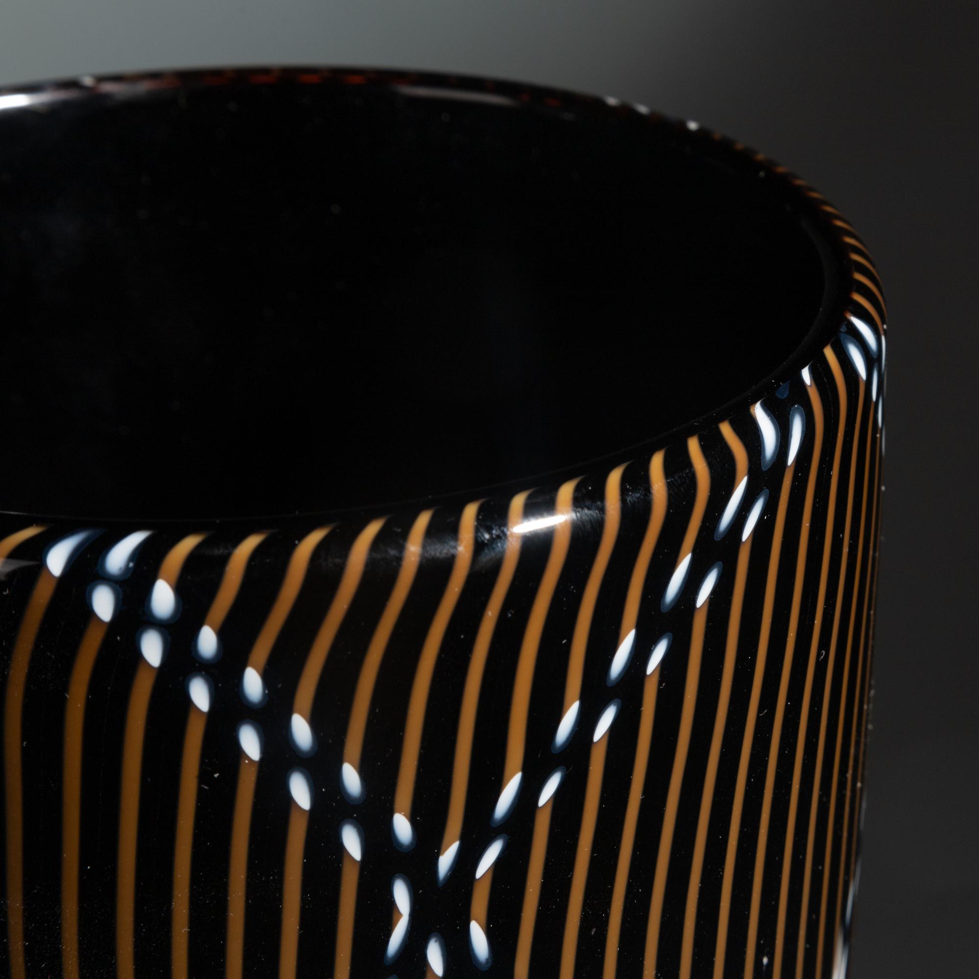 Blown Glass Vase, 1988 Effetre International, Italy