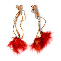 Pair of Sioux Quilled Drops