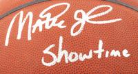 Two Larry Bird and Magic Johnson Signed Basketballs (Spalding),