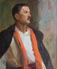 Edith Lampe, (American, b. 1912), Portrait of an Actor, 1932