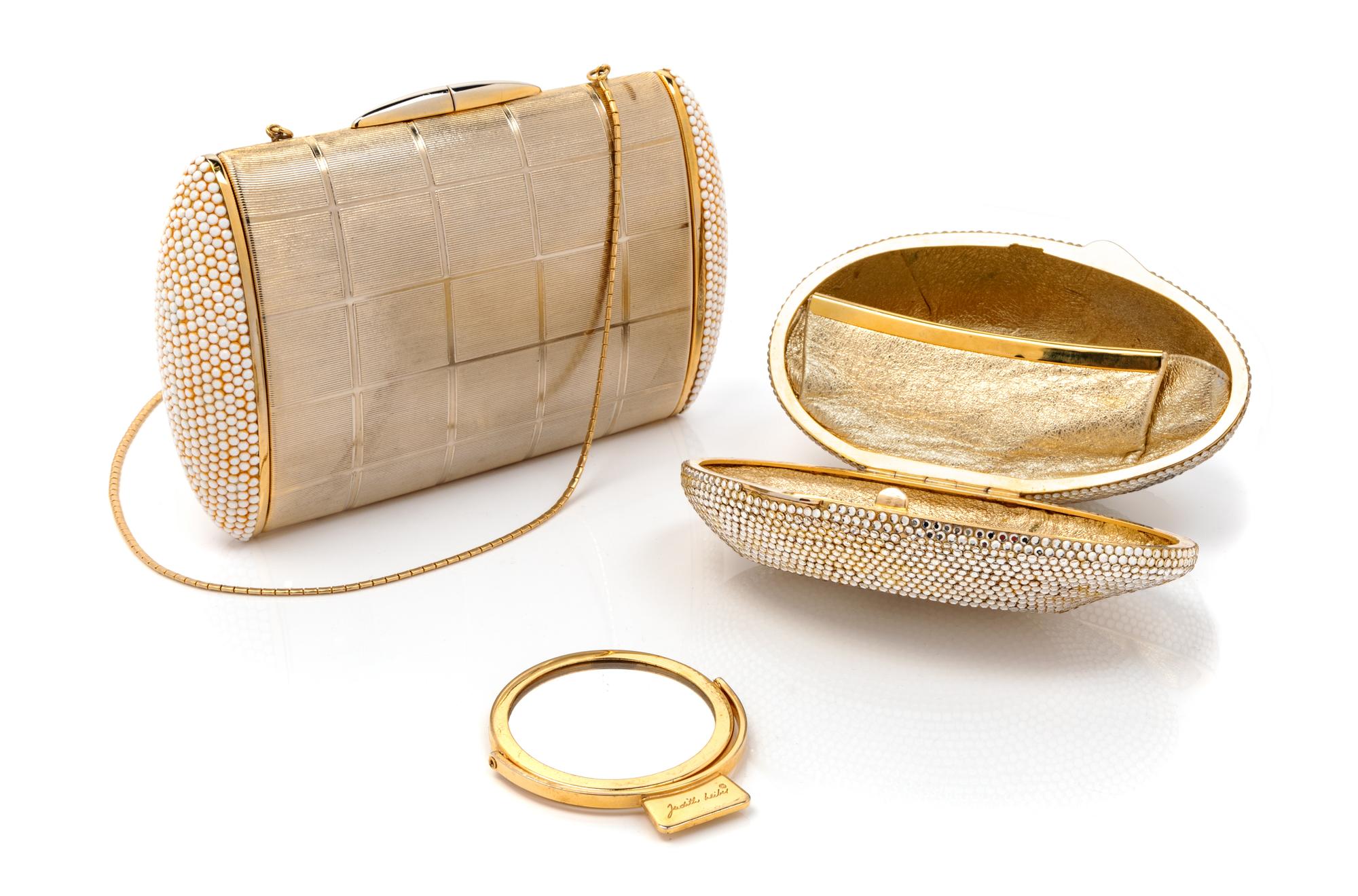Two Judith Lieber Jewel Clutches