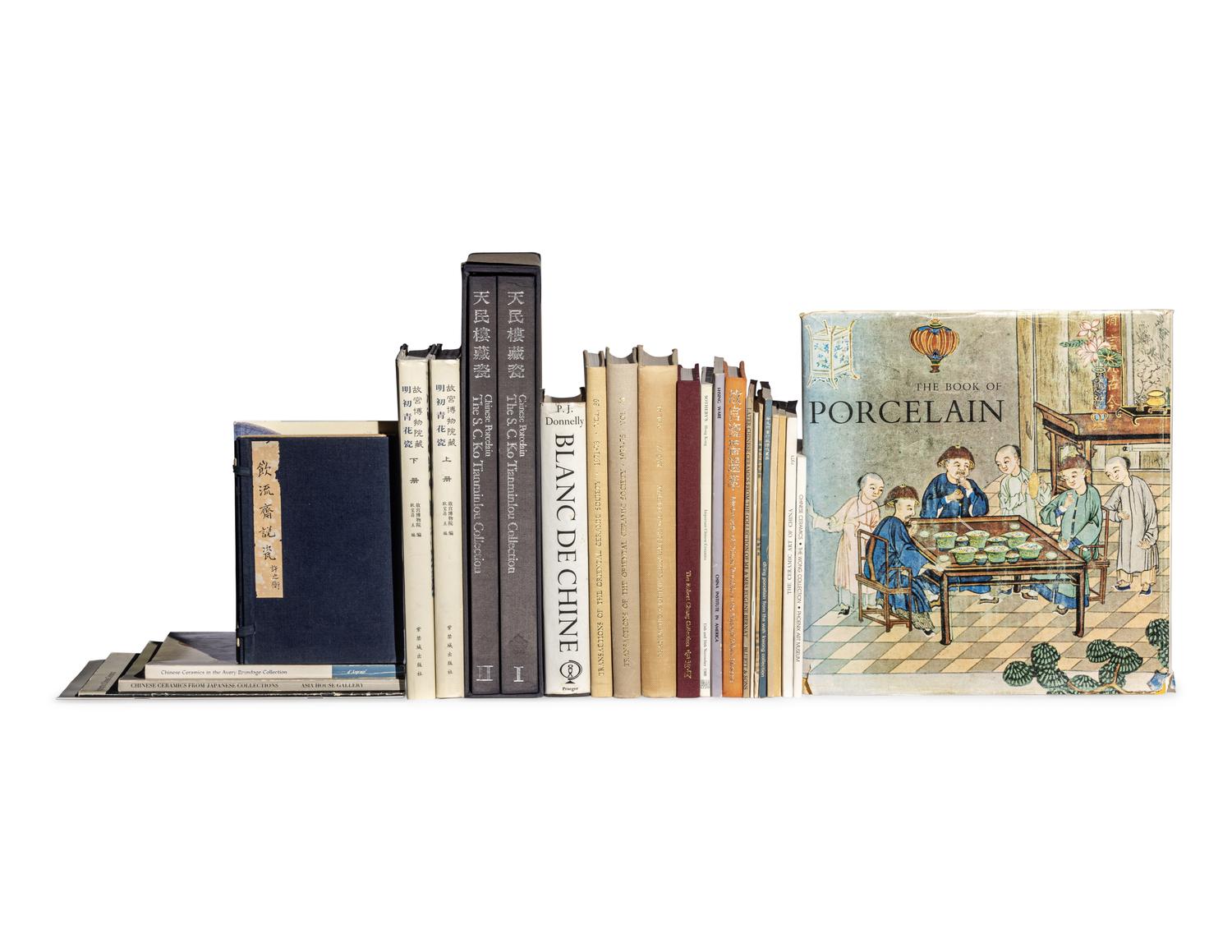 [CHINESE PORCELAIN] a group of catalogs and reference works about Chinese Porcelain, comprising: