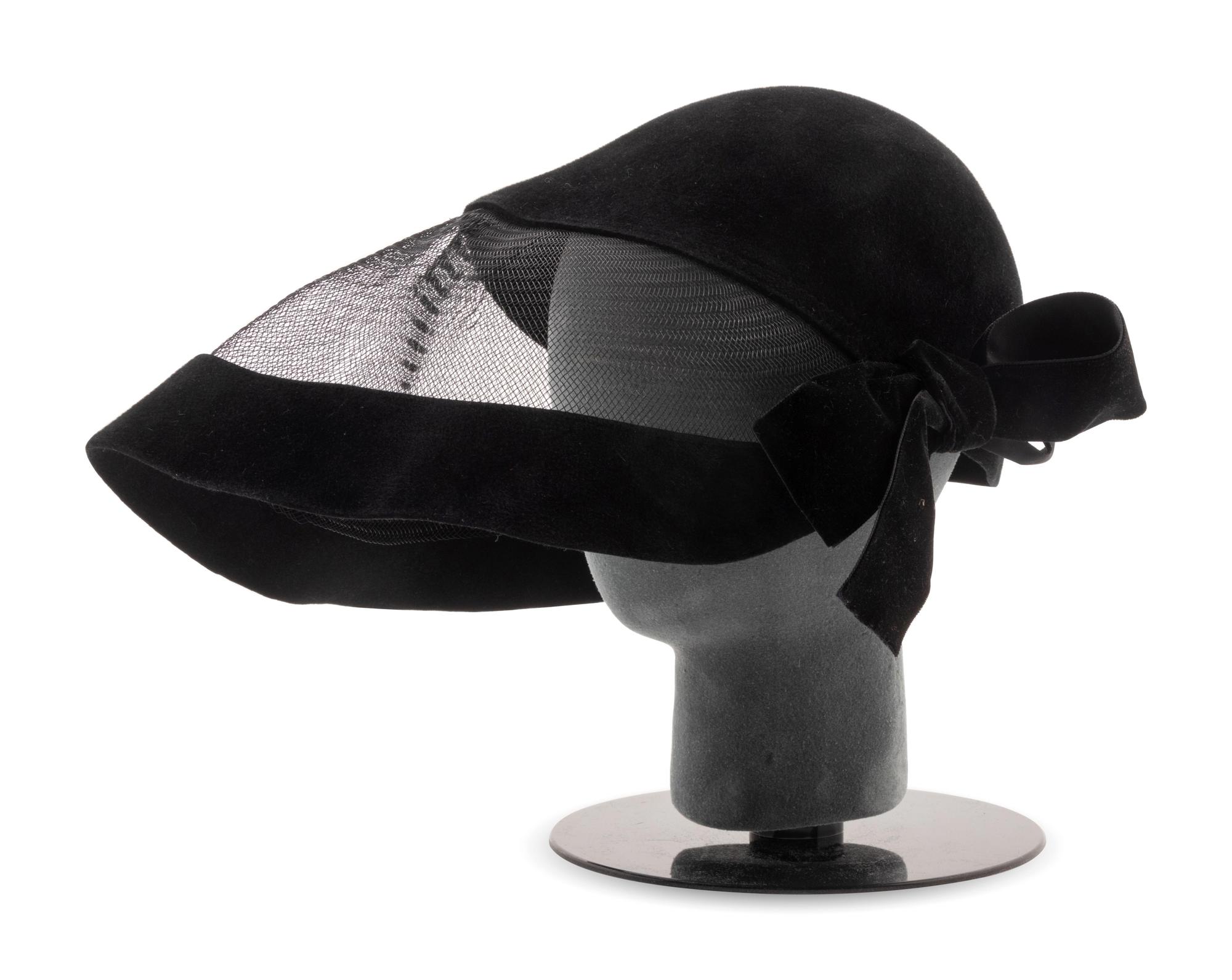 Two Pierre Cardin Hats, One Amy Downs Hat, and One Emanuel Ungaro Headband, 1960-90s