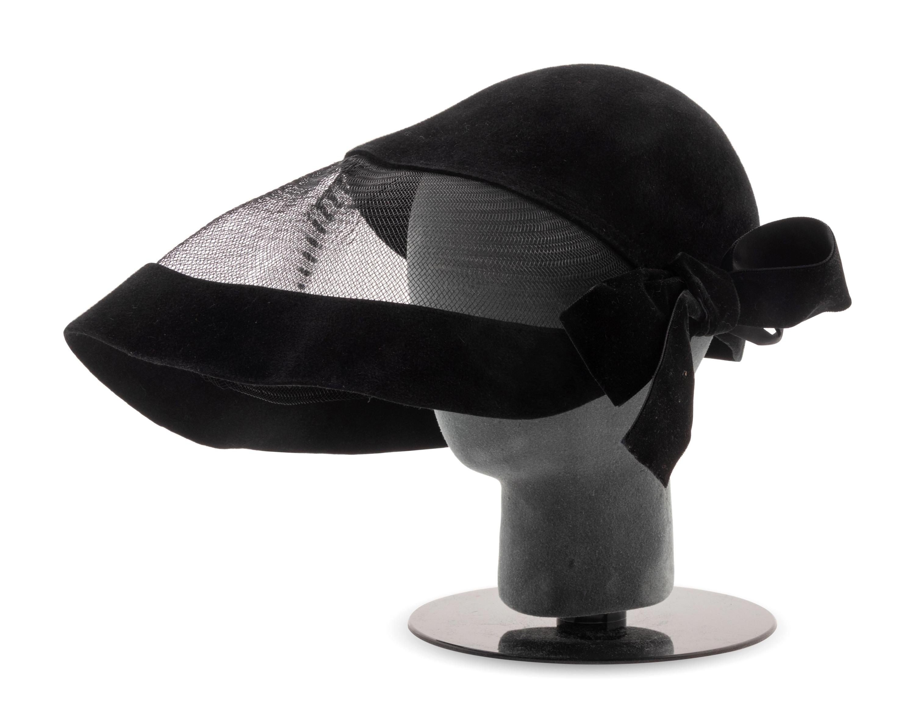 Two Pierre Cardin Hats, One Amy Downs Hat, and One Emanuel Ungaro Headband, 1960-90s
