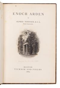 TENNYSON, Alfred, Lord (1809-1892). Enoch Arden. Boston: Ticknor and Fields, 1865.