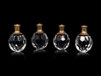 A Set of Four Waterford Cut Glass Lamp Finials