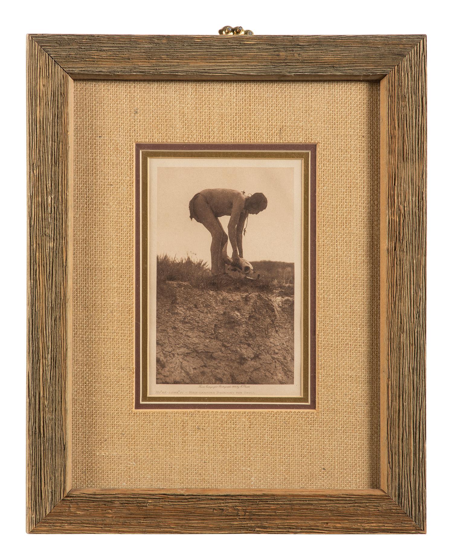 CURTIS, Edward S. Curtis. 9 volume photogravures of Native American subjects.