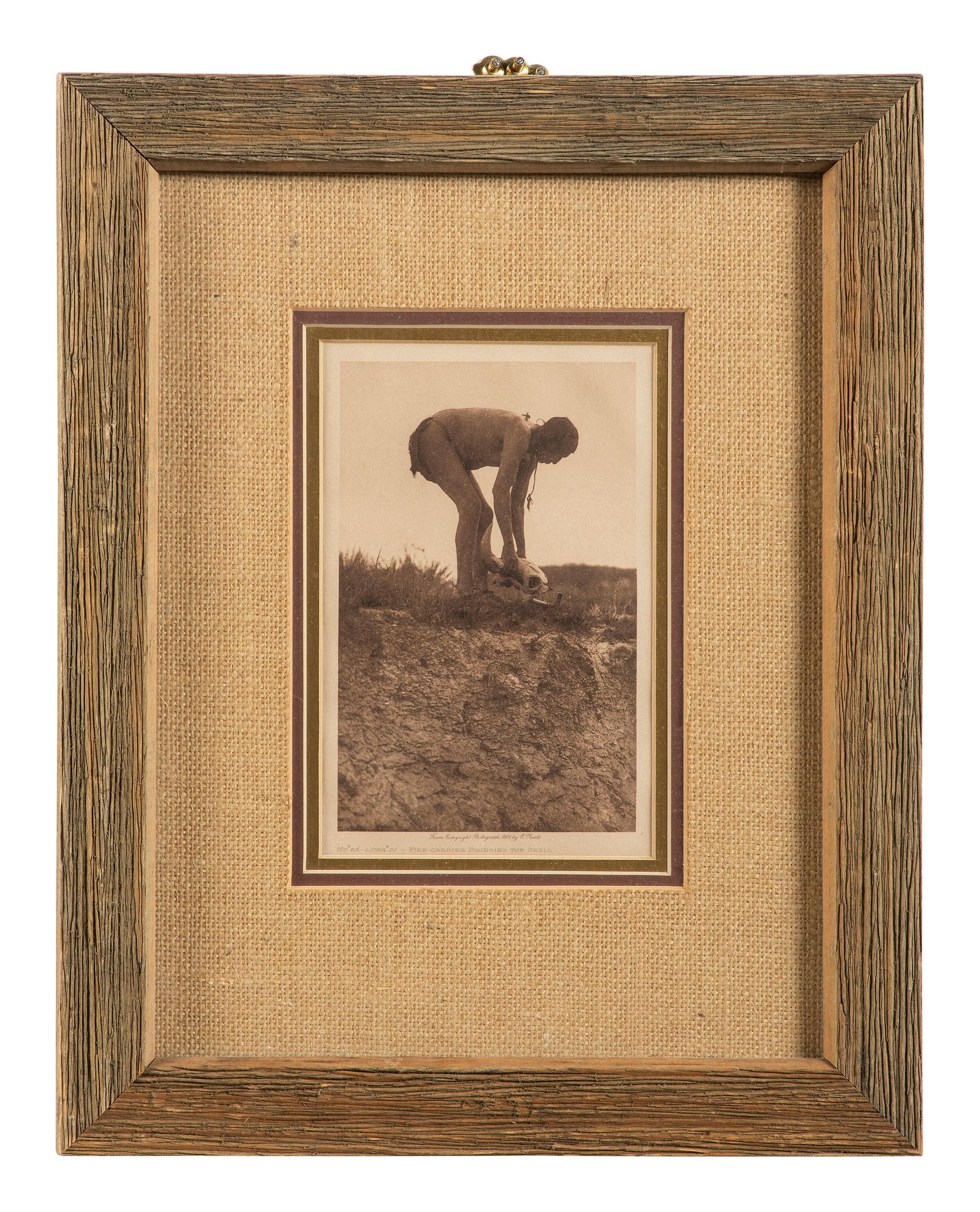 CURTIS, Edward S. Curtis. 9 volume photogravures of Native American subjects.