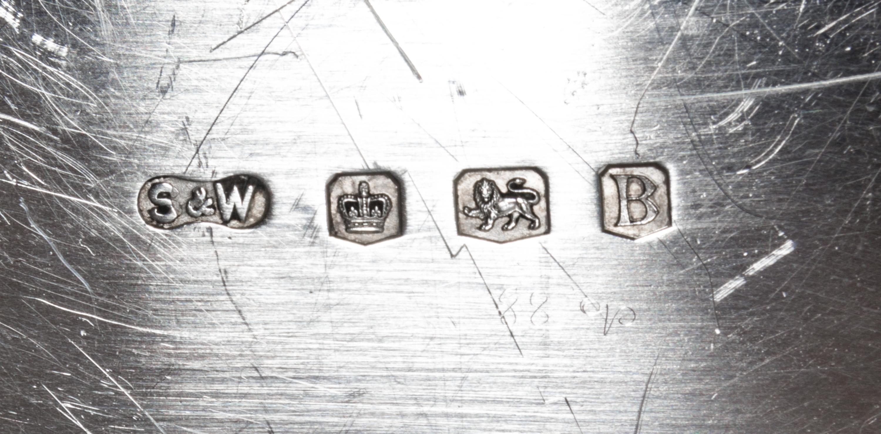 A George VI Silver Serving Tray, Stower & Wragg LTD, Sheffield, 1944, of rectangular handled form.