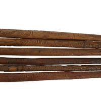 Group of six carved wood Thomas Jefferson canes or walking sticks Thomas Jefferson Craddock (1845-1918), Albemarle County, VA, circa 1870-1900