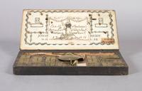 A German Traveling Gold Scale, Length 7 1/8 inches.