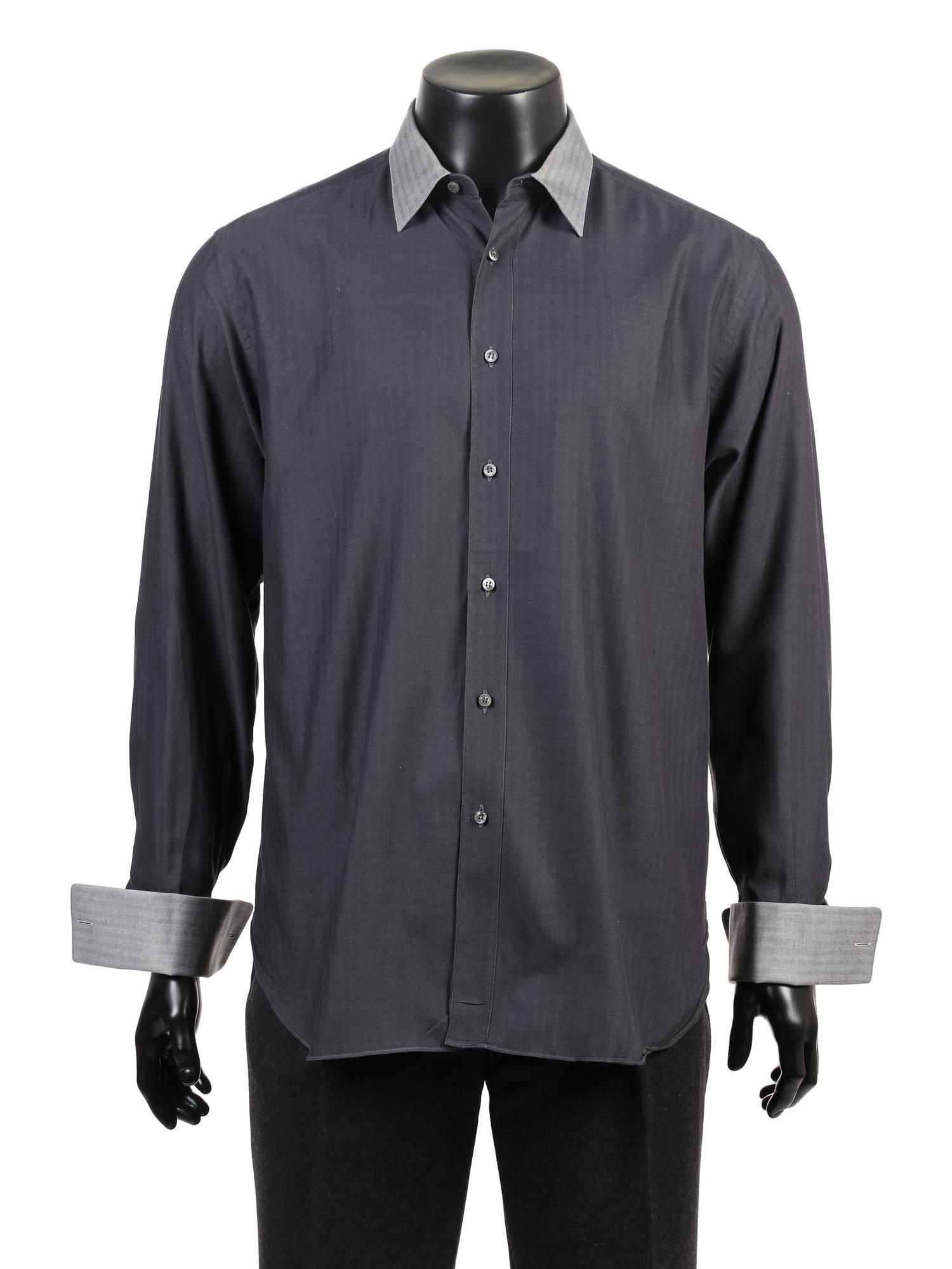 Group of Vintage Men's Designer Shirts, 1980-2000s: Turnbull & Asser, Brioni, Miyake, Missoni & Dior