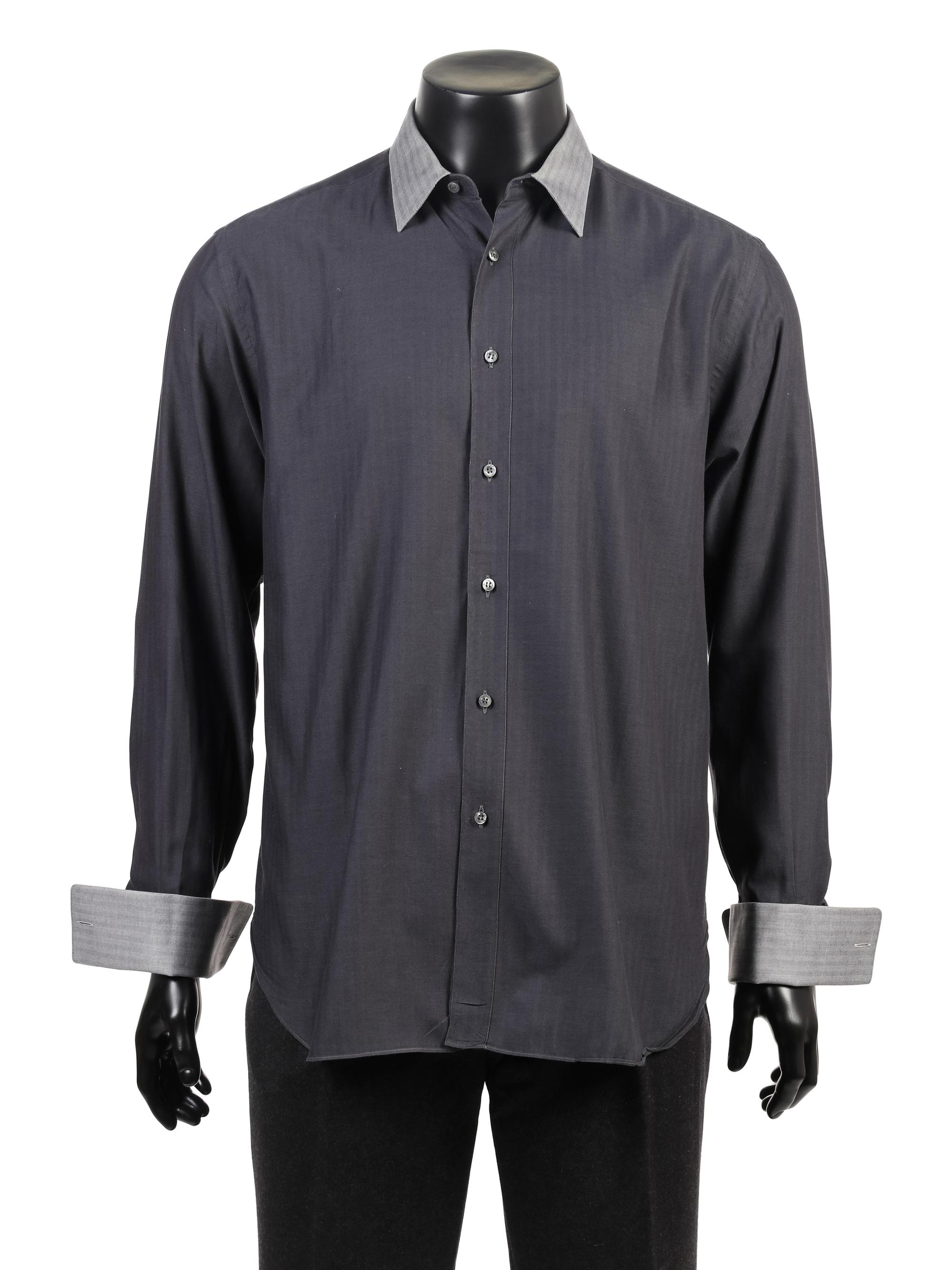 Group of Vintage Men's Designer Shirts, 1980-2000s: Turnbull & Asser, Brioni, Miyake, Missoni & Dior