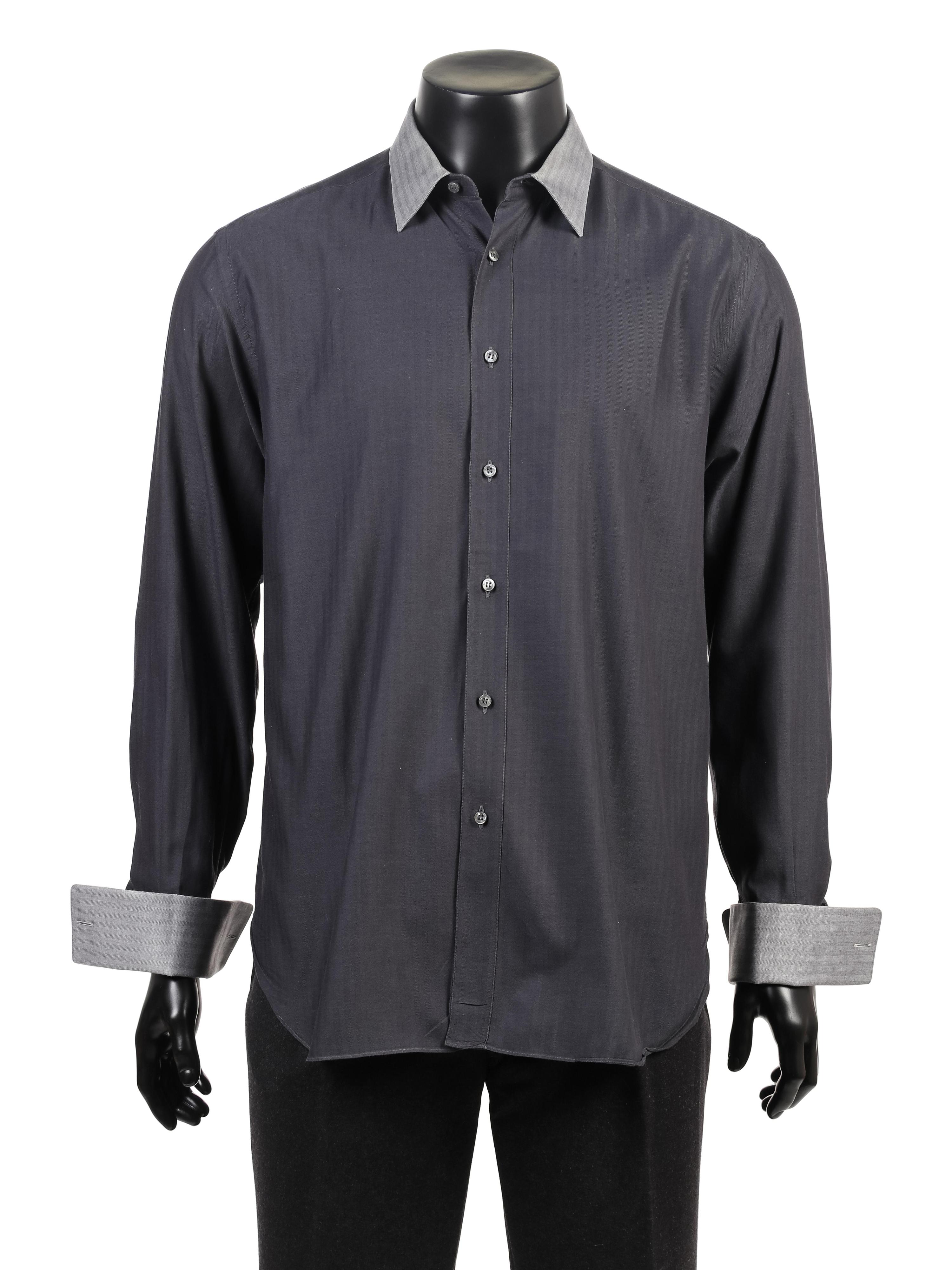 Group of Vintage Men's Designer Shirts, 1980-2000s: Turnbull & Asser, Brioni, Miyake, Missoni & Dior