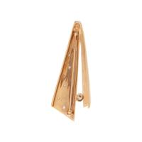YELLOW GOLD AND DIAMOND PENDANT/BROOCH