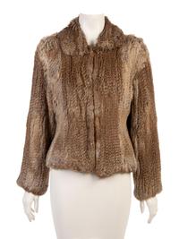 Two Rabbit Knit Fur Jackets, 1990-2000s