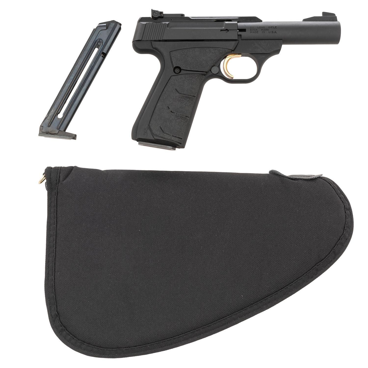 *Browning Buck Mark 4" Bull Barrel in Soft Case with Accessories