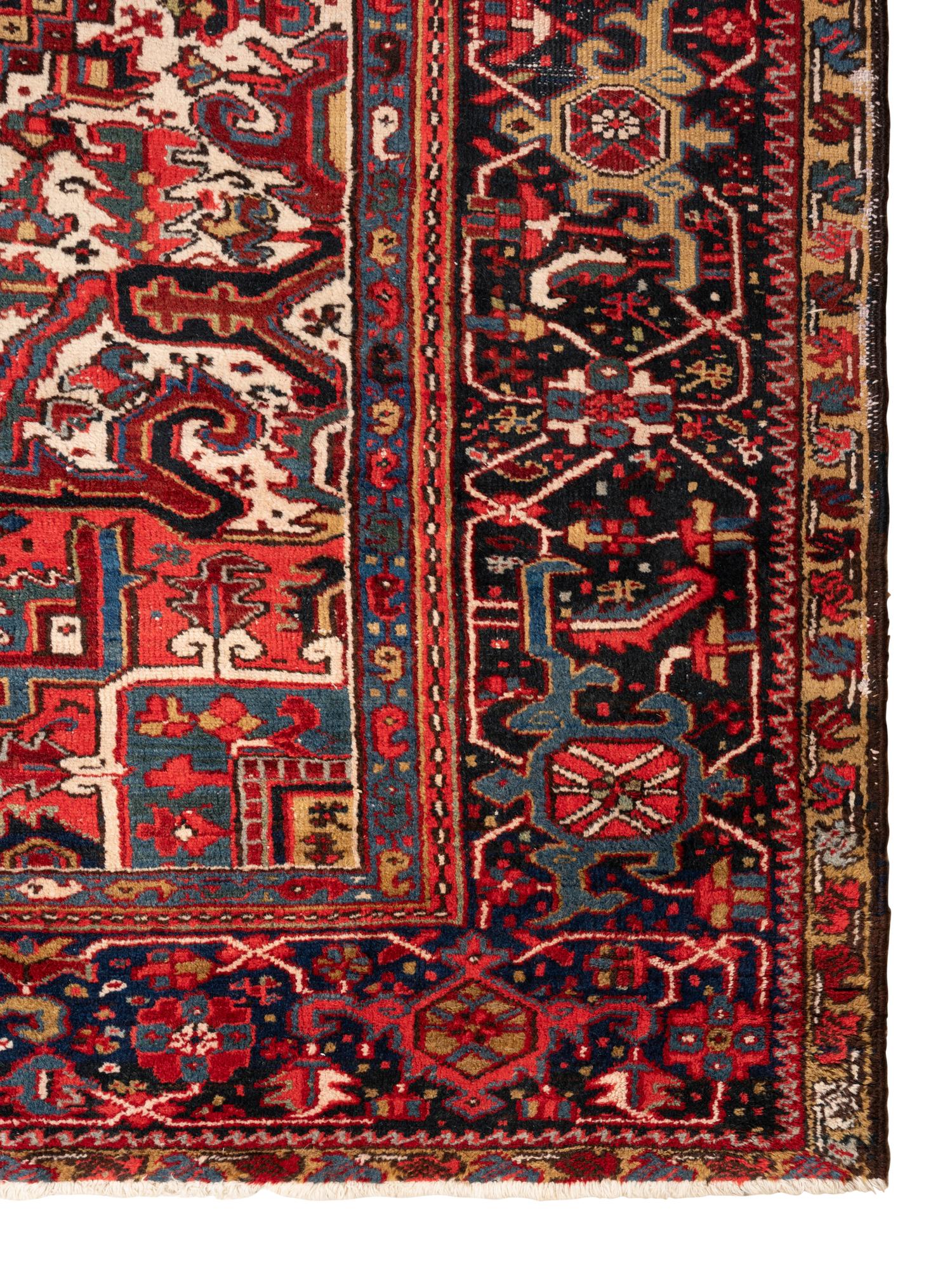 A Heriz Wool Rug