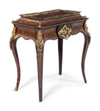 A Napoleon III Boulle Marquetry Jardiniere Table