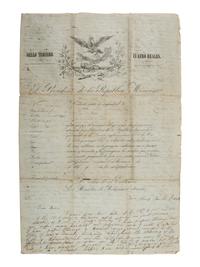 [MEXICAN-AMERICAN WAR]. Detailed letter on captured stationery describing storming the Castle of Chapultepec and the battle for Mexico City. Vera Cruz [Mexico], 8 January 1848.