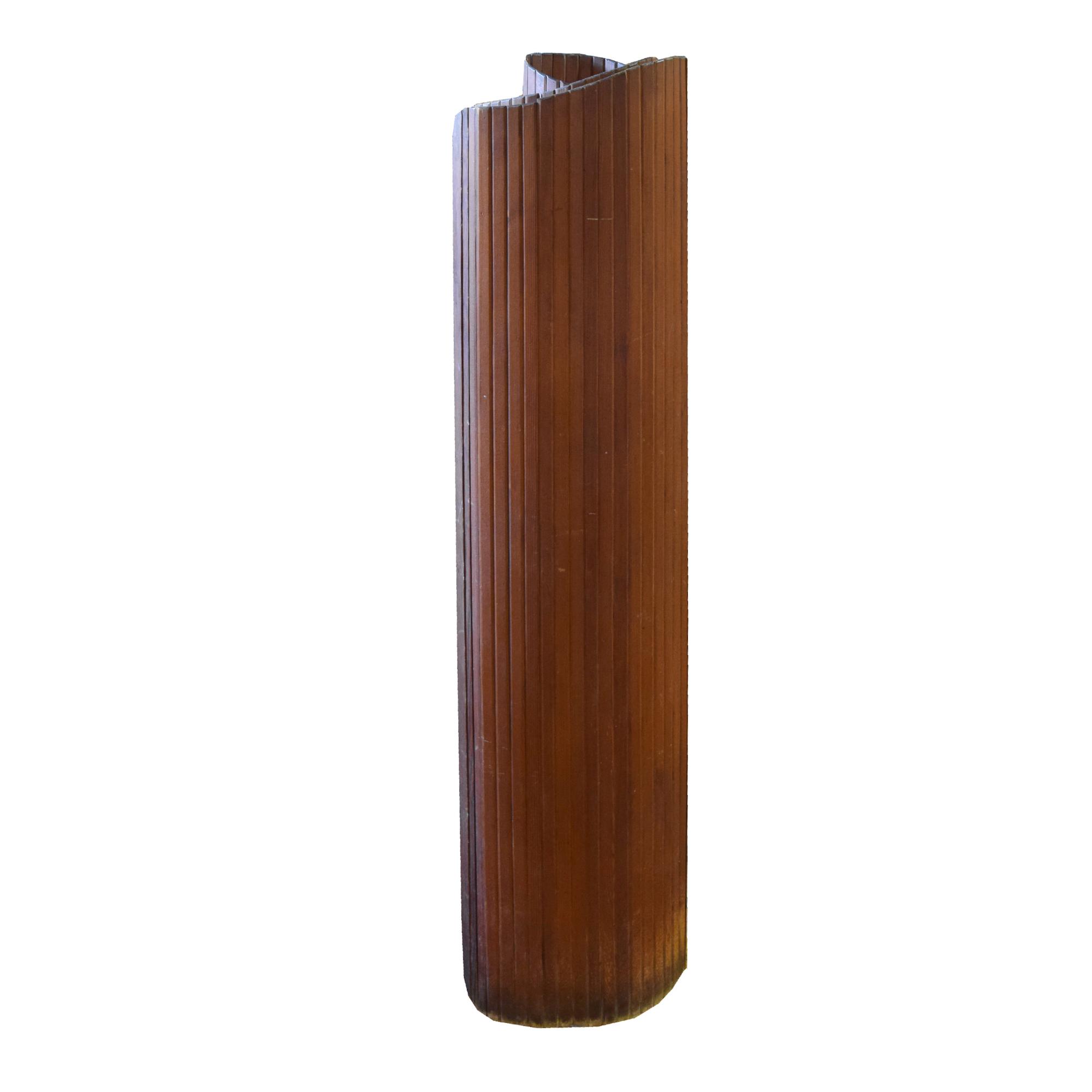 A Rolling Floor Screen or Room Divider 95" W x 1" D x 59" H — France, Mid-20th Century