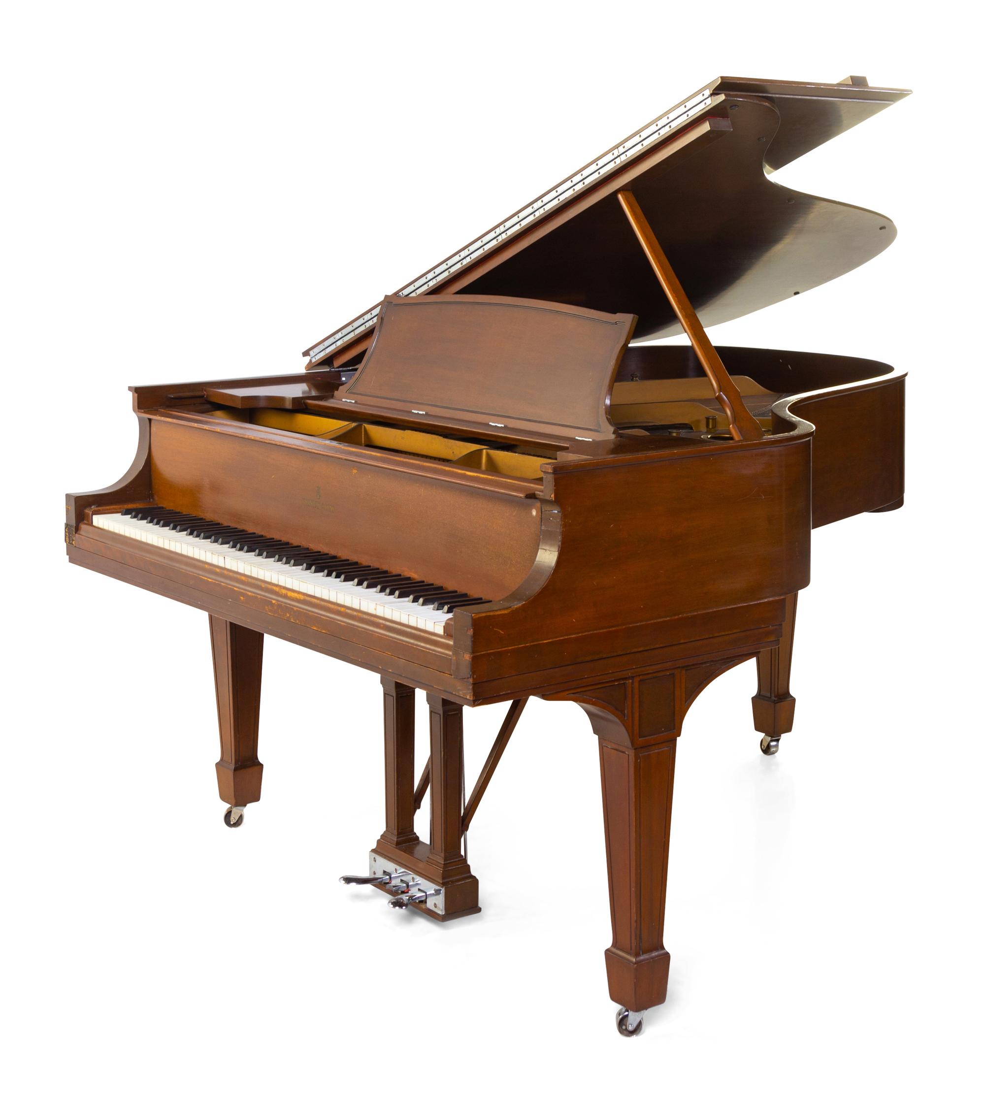 *A Steinway & Sons Mahogany Grand Piano