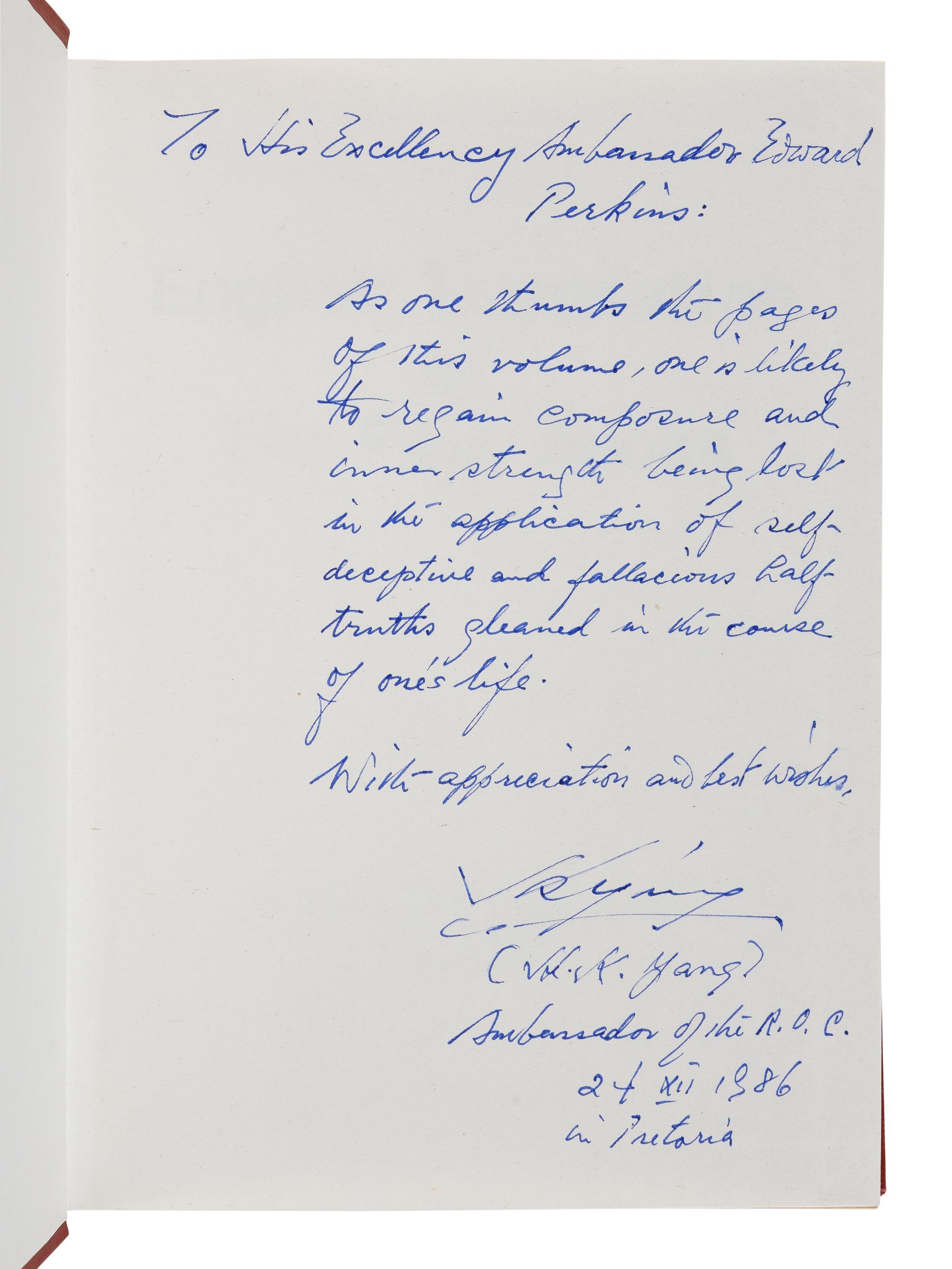[PERKINS, Edward Joseph (1928-2020)]. A group of 28 volumes related to Literature, Religion, Self-Help, and Education, many signed or inscribed to Perkins, including: