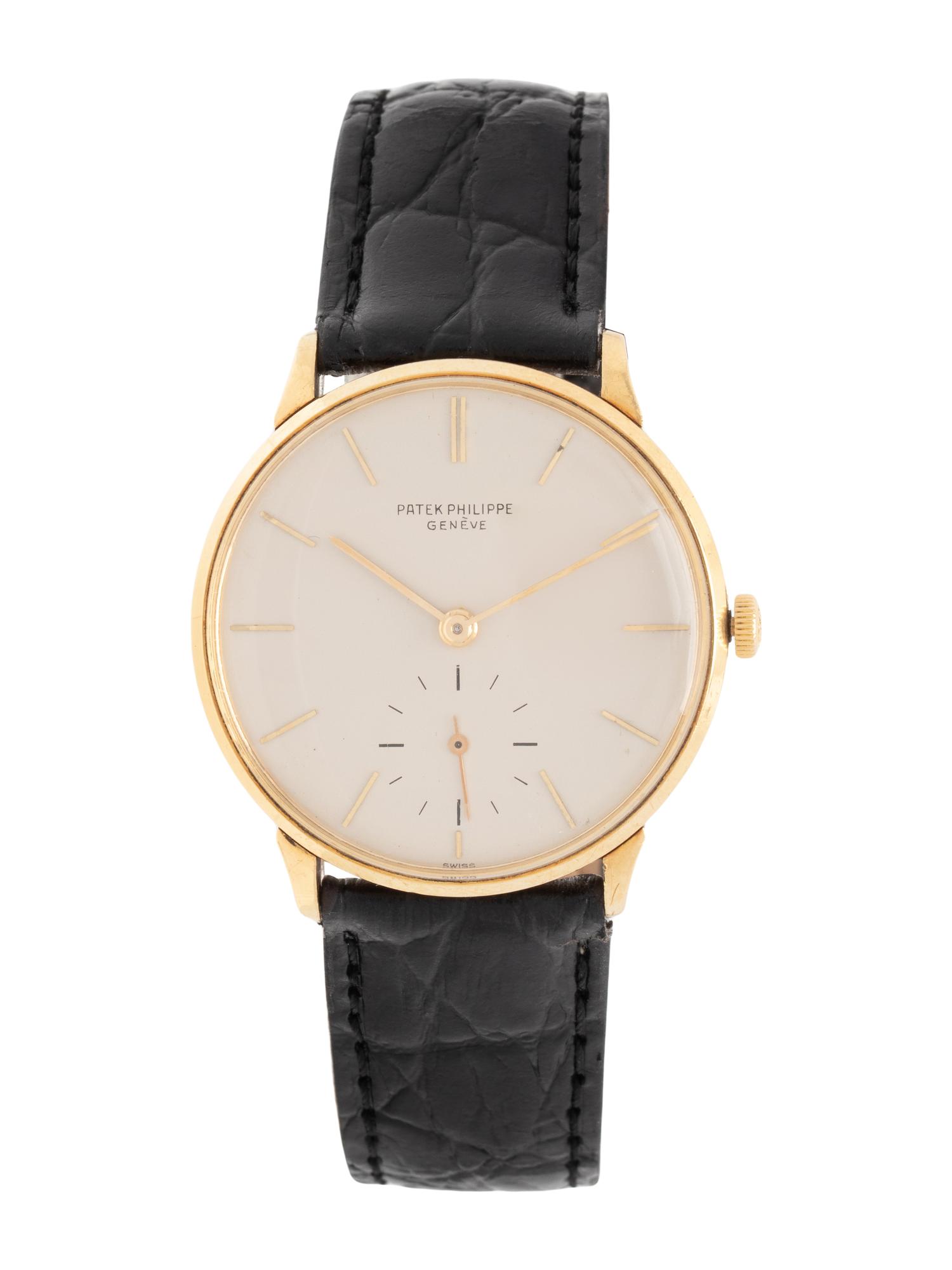 PATEK PHILIPPE, REF. 3420 18K YELLOW GOLD 'CALATRAVA' WRISTWATCH