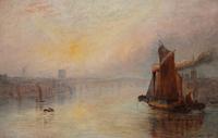 Harbour at Sunset, 1885