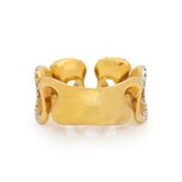SPARK, YELLOW GOLD AND DIAMOND RING