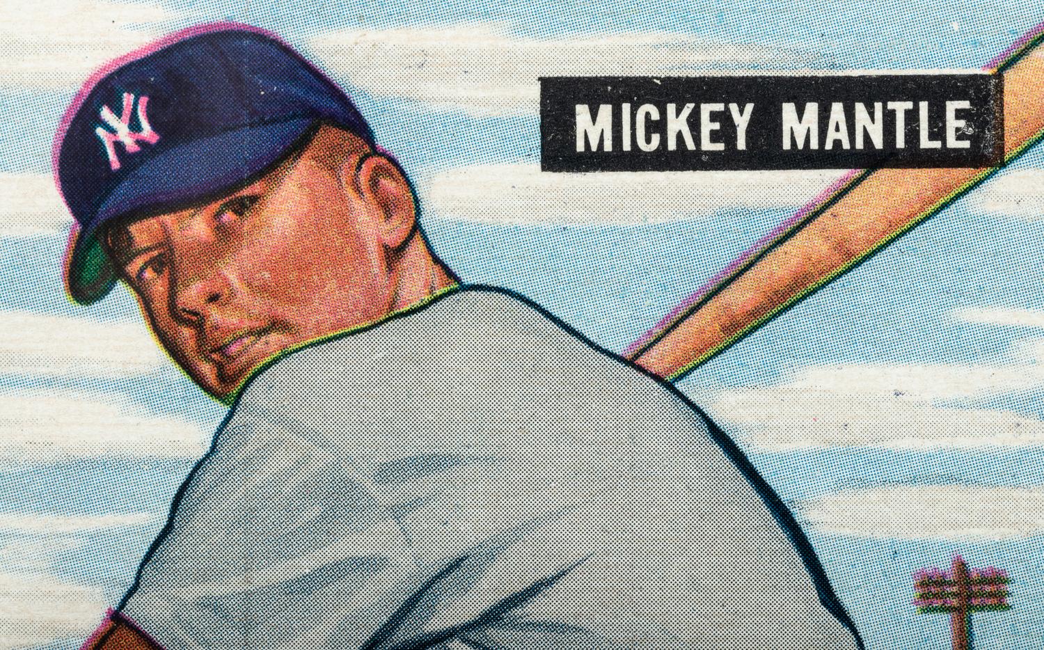 A 1951 Bowman Mickey Mantle Rookie Baseball Card No. 253 (PSA 3 VG)