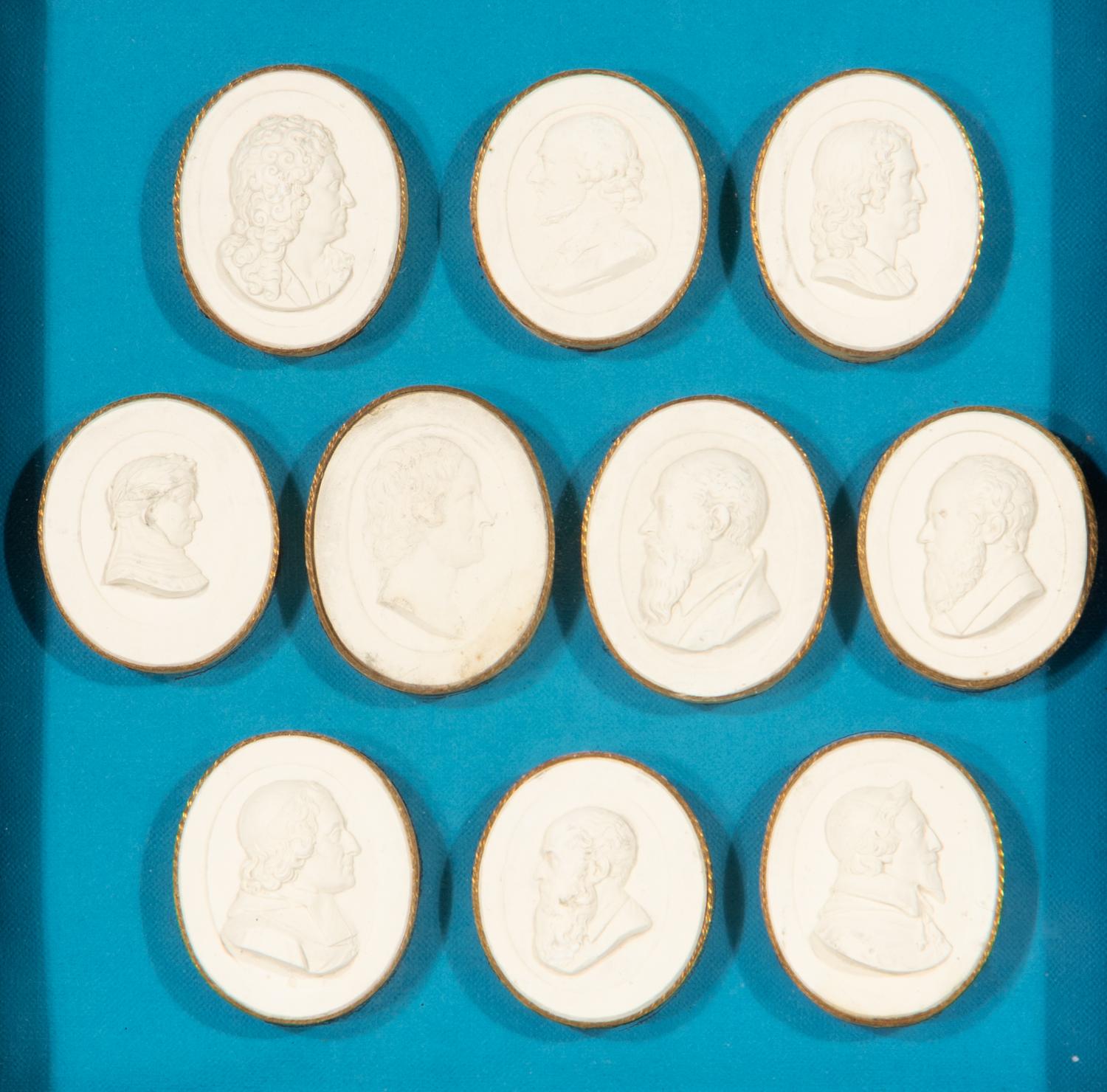 A Collection of Grand Tour Plaster Intaglios