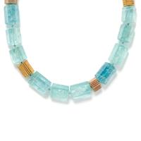 CHRISTOPHER WALLING, AQUAMARINE BEAD NECKLACE