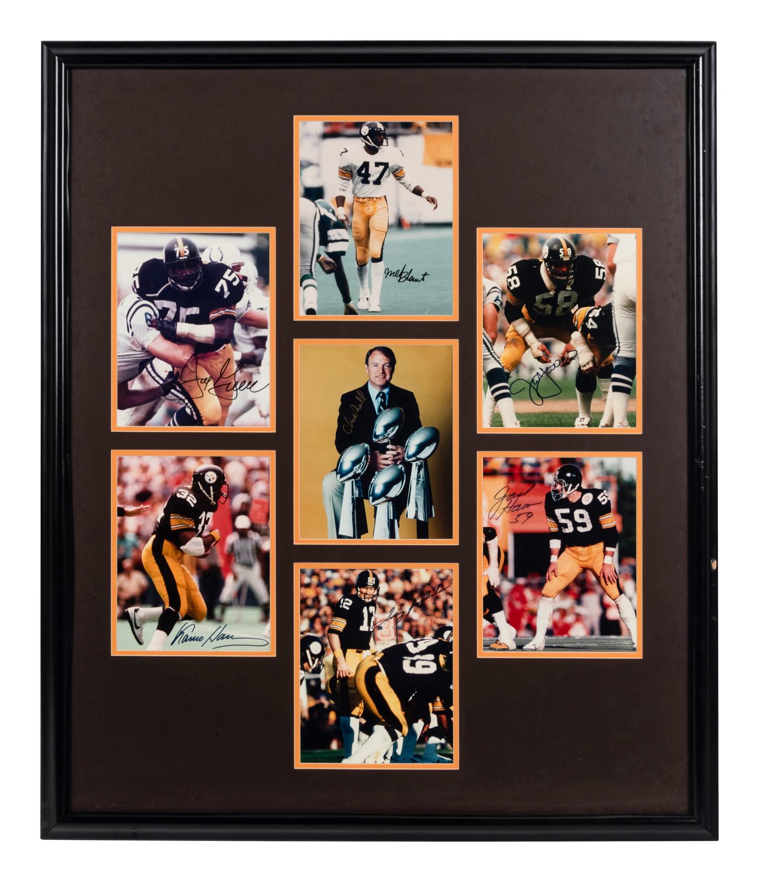 A Pittsburgh Steelers Signed Autograph Presentation Formerly Displayed at Mike Ditka’s Restaurant
