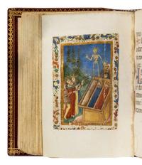BARTOLOMEO D’ANTONIO VARNUCCI WORKSHOP (active Florence 1412/13 – c. 1479) and ITALIAN ILLUMINATOR Book of Hours, in Latin, illuminated manuscript on parchment [Italy, Florence, c. 1450]