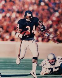 A Group of Walter Payton and Gale Sayers Signed Autograph Photos (Beckett Authentication Services Letters BAS Certified),