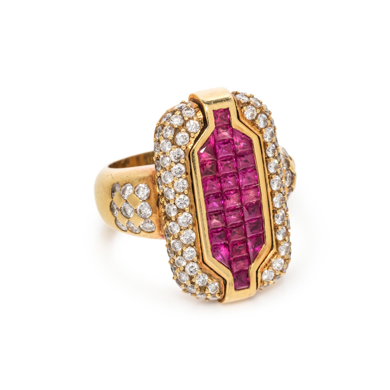 RUBY AND DIAMOND RING