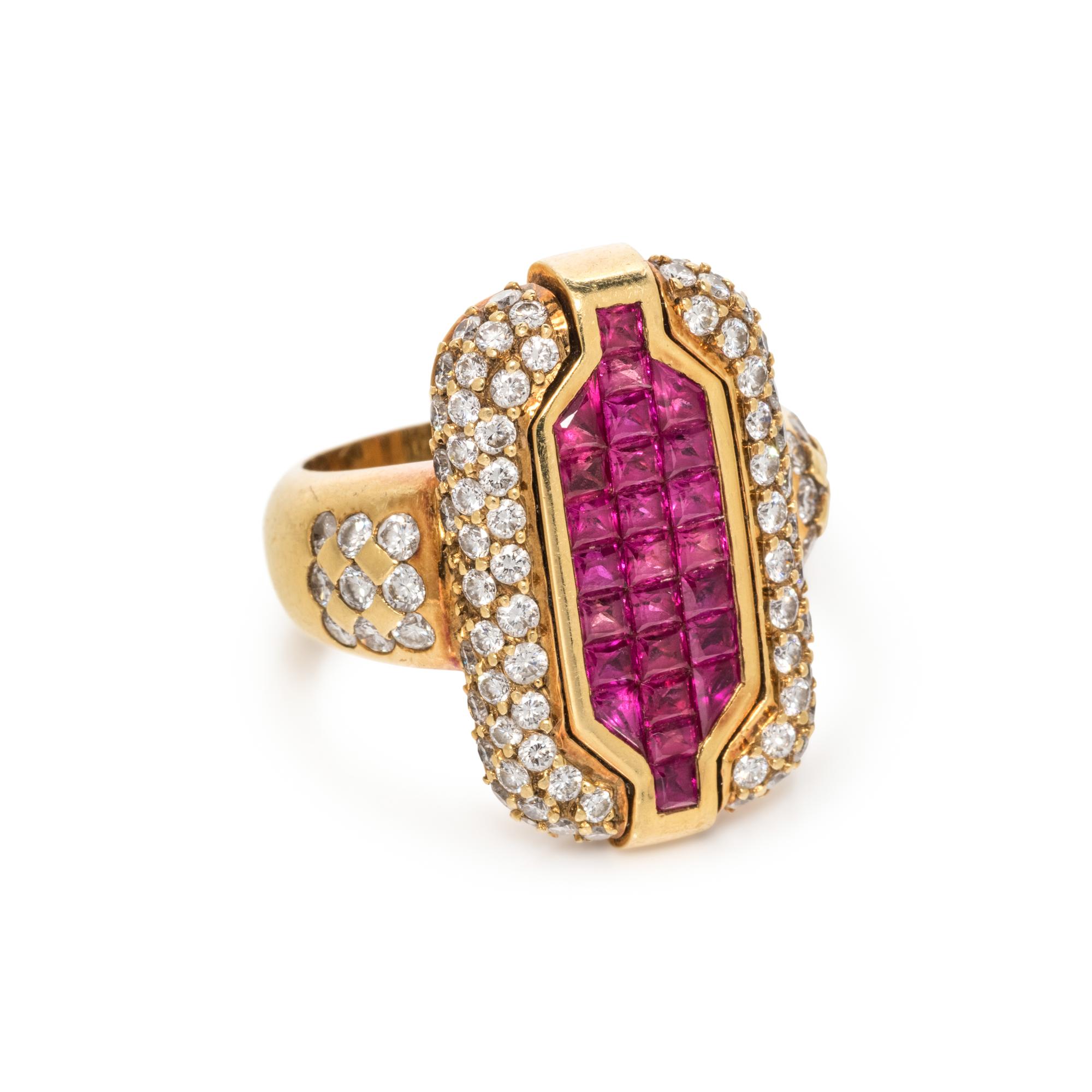 RUBY AND DIAMOND RING