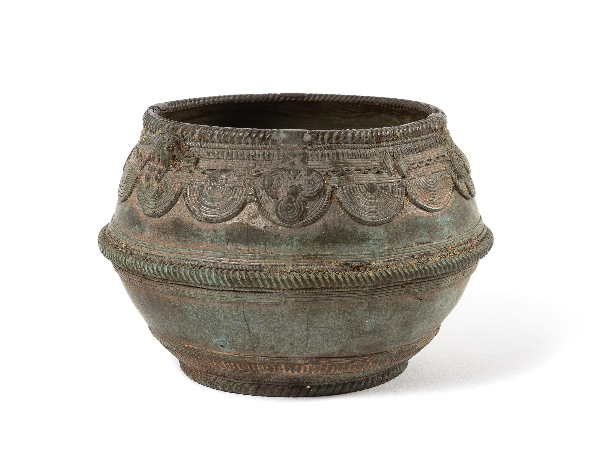 An Indian Bronze Bowl Diameter 5 inches. — 19TH CENTURY