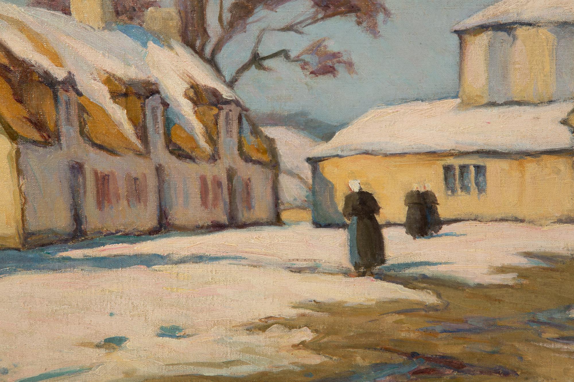 Snow Covered Farm, Brittany