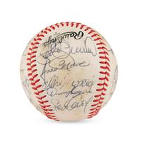 A 1982 Los Angeles Dodgers Team Signed Autograph Baseball (Beckett Authentication Services)