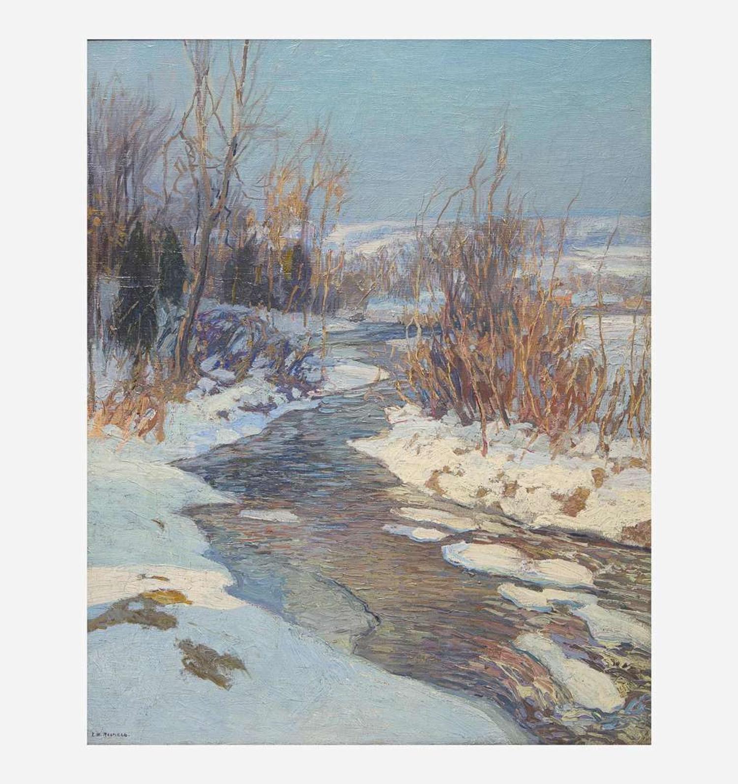 Edward Willis Redfield (American, 1869–1965) Winter Brook